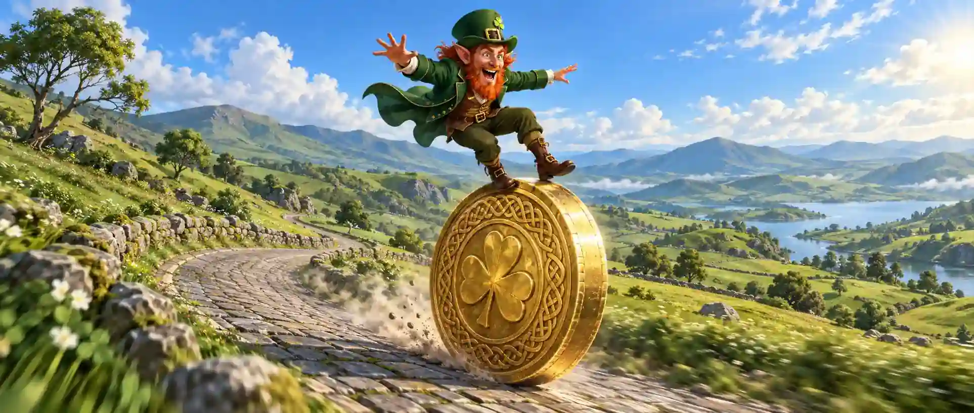 Leprekon beda bargli oltin tangada ketmoqda